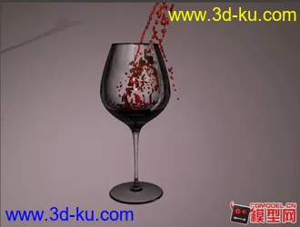 3D打印模型带动画往杯子里倒水的图片