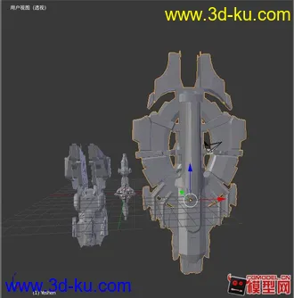 3D打印模型EVE盖伦特战舰的图片