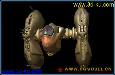 科幻炮艇1 maya科幻系列模型的图片4