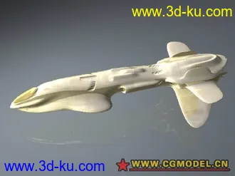 3D打印模型科幻炮艇3 maya科幻系列的图片