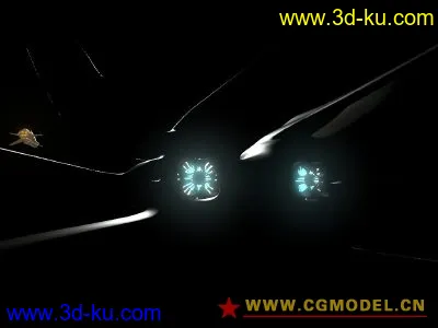 科幻炮艇3 maya科幻系列模型的图片4