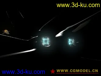 3D打印模型科幻炮艇3 maya科幻系列的图片