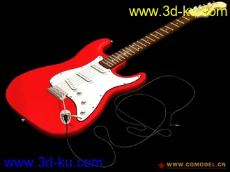 3D打印模型电吉它的图片