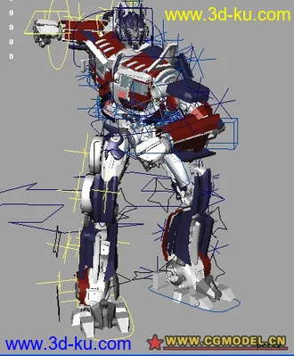 3D打印模型变形金刚的图片