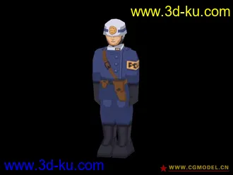 3D打印模型洛克人DASH - 警员的图片