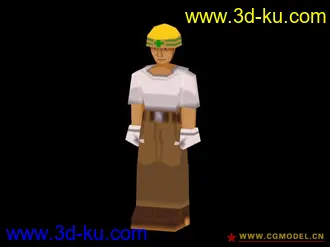 3D打印模型洛克人DASH - 工人的图片