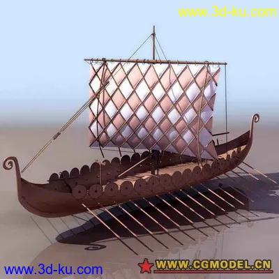中世纪欧洲著名战舰合集 单独打包 省分模型的图片7