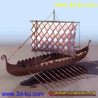 3D打印模型中世纪欧洲著名战舰合集 单独打包 省分的图片