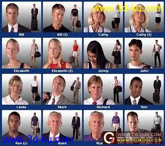 电影级超逼真人物模型合集 拍部电影没问题的图片