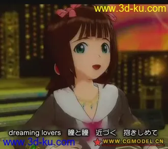 3D打印模型可爱小妹妹（简模，有多套服装可换）的图片