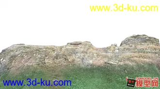 一个悬崖山的模型的图片