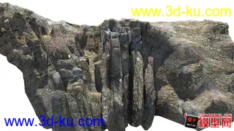 一个悬崖山的模型的图片