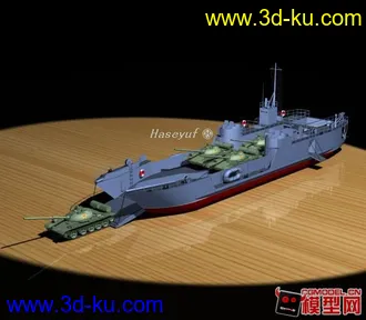 LCT型坦克登陆艇模型的图片