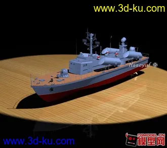 黄蜂Ⅲ型导弹艇模型的图片