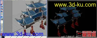 牌樓模型的图片