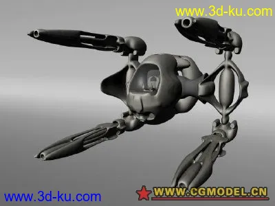 科幻炮艇5 maya科幻系列 mb格式模型的图片2