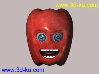 3D打印模型卡通苹果的图片