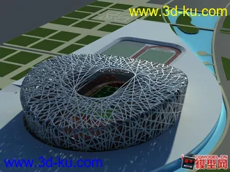 鸟巢模型的图片