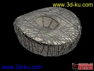 鸟巢模型的图片