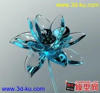 3D打印模型莲花 厚度 骨骼绑定 动画的图片