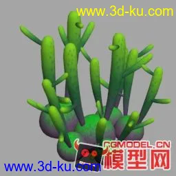 4种多肉植物模型【原创】的图片