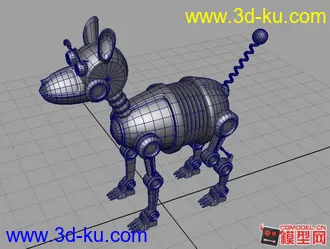 3D打印模型练习作品！！！机器狗的图片