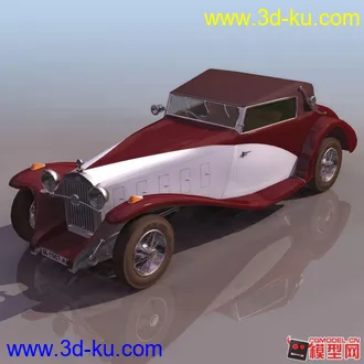 3D打印模型复古老爷车_3ds的图片