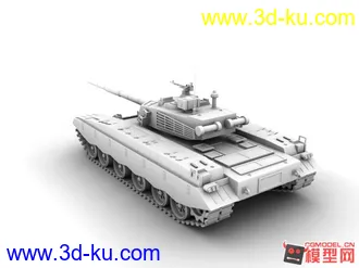 3D打印模型98式坦克的图片