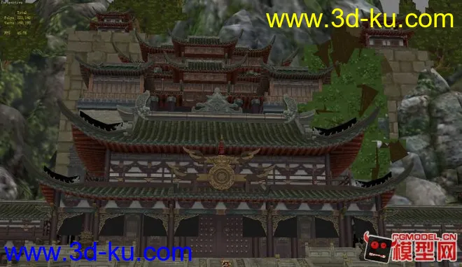 【笑傲江湖】 唐门场景全图 模型贴图下载（顺带唐门教主）的图片3