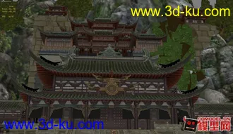 【笑傲江湖】 唐门场景全图 模型贴图下载（顺带唐门教主）的图片