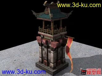 3D打印模型建筑小场景一个的图片
