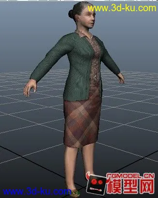 老妇人模型的图片