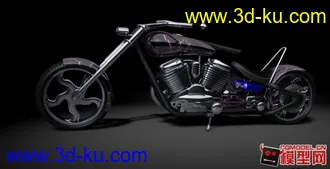 3D打印模型一个摩托车的图片