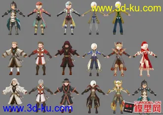 3D打印模型龙之谷牧师的图片