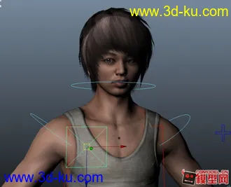 3D打印模型原创人物+完美绑定的图片