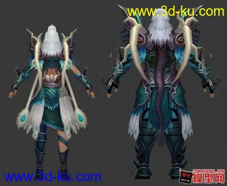 3D打印模型zhu诛仙2 男女两人的图片