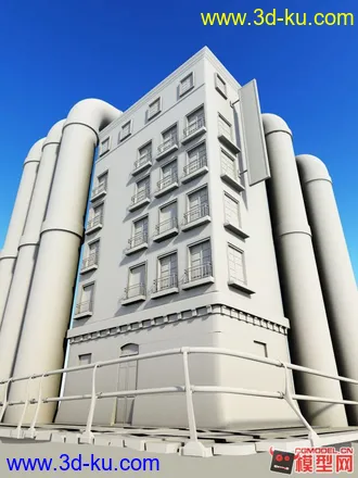 3D打印模型经典建筑物  大楼的图片