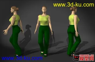 3D打印模型男人女人动作的图片