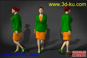 3D打印模型男人女人动作的图片