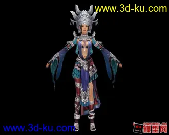 3D打印模型仙剑三五毒成女 美女的图片