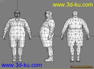 3D打印模型胖子简模的图片