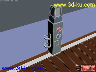 3D打印模型码头素模的图片