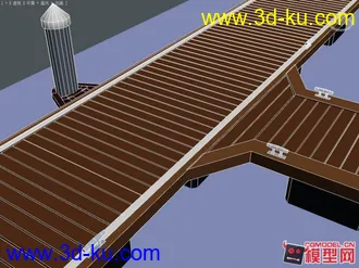 3D打印模型码头素模的图片