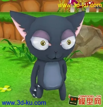 3D打印模型自己做的一个小怪物~~~喜欢的拿去,FBX格式的~的图片