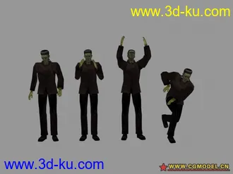 3D打印模型最经典的科学怪人的图片