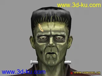 3D打印模型最经典的科学怪人的图片