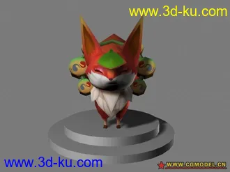 3D打印模型自己临摹的一个狐妖宝宝的图片