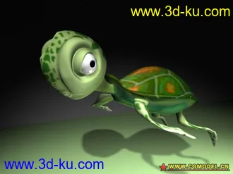 3D打印模型自己做的个小海龟的图片