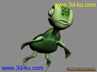 3D打印模型自己做的个小海龟的图片