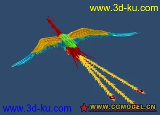 3D打印模型凤凰的图片